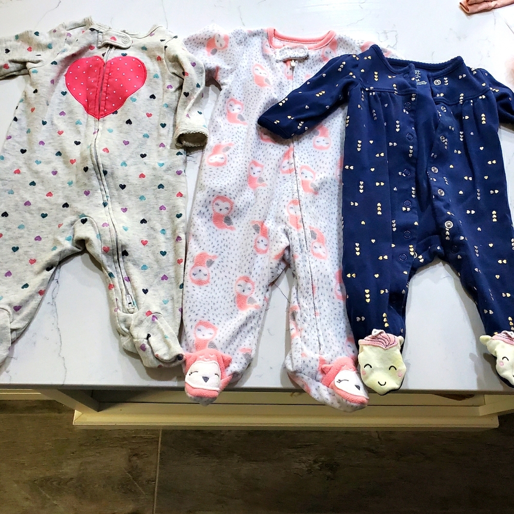 Footsie Girl Pajamas 3 month